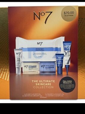 - New No.7 Ultimate Skincare Collection Gift Box exp 05-28